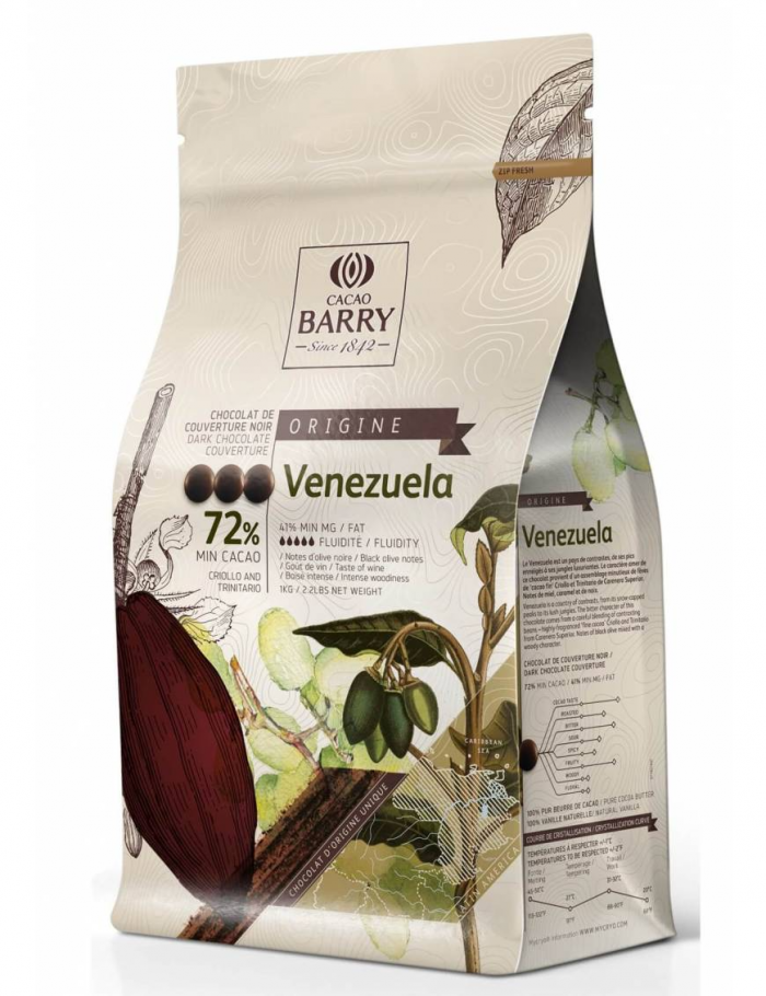 Chocolat Venezuella 72% 1kg